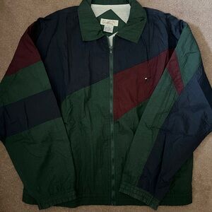 ARNOLD PALMER Multicolor Windbreaker Jacket - Green, Navy, Burgundy